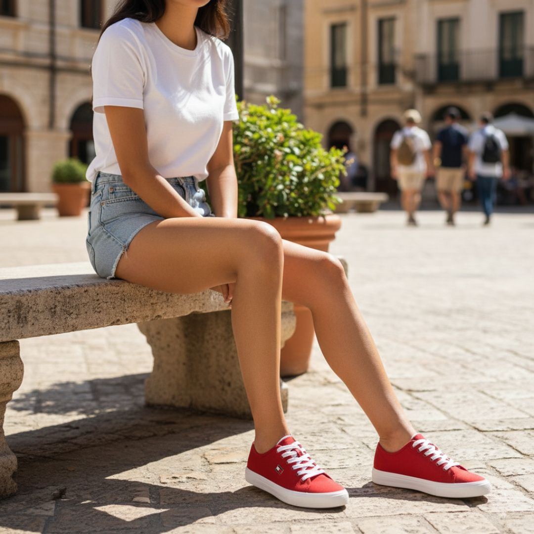 Tommy Hilfiger Aressa Sneakers Women - RED