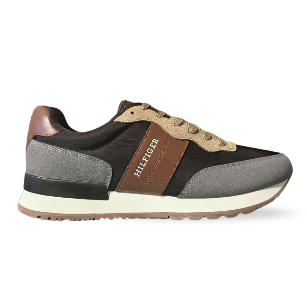 Tommy Hilfiger Arri Sneakers Men - BLKTAN - 41 / Black/ Tan