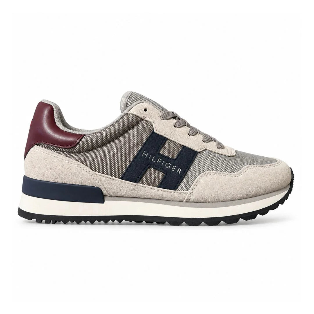 Tommy Hilfiger Atus Sneakers Men - GRYNVY - Gray/ Navy / 40
