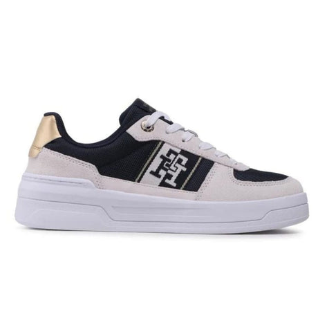 Tommy Hilfiger Basket Sneaker With Webbing Gold Women FW0FW07175 - NVY - Navy / 38 Shoes