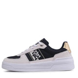 Tommy Hilfiger Basket Sneaker With Webbing Gold Women FW0FW07175 - NVY - Shoes