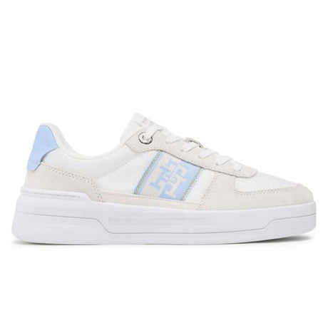 Tommy Hilfiger Basket Sneaker With Webbing Women FW0FW06950 - WHT - White / 38 Shoes