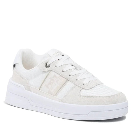 Tommy Hilfiger Basket Sneaker With Webbing Women FW0FW06950 - WHTBEG - Shoes