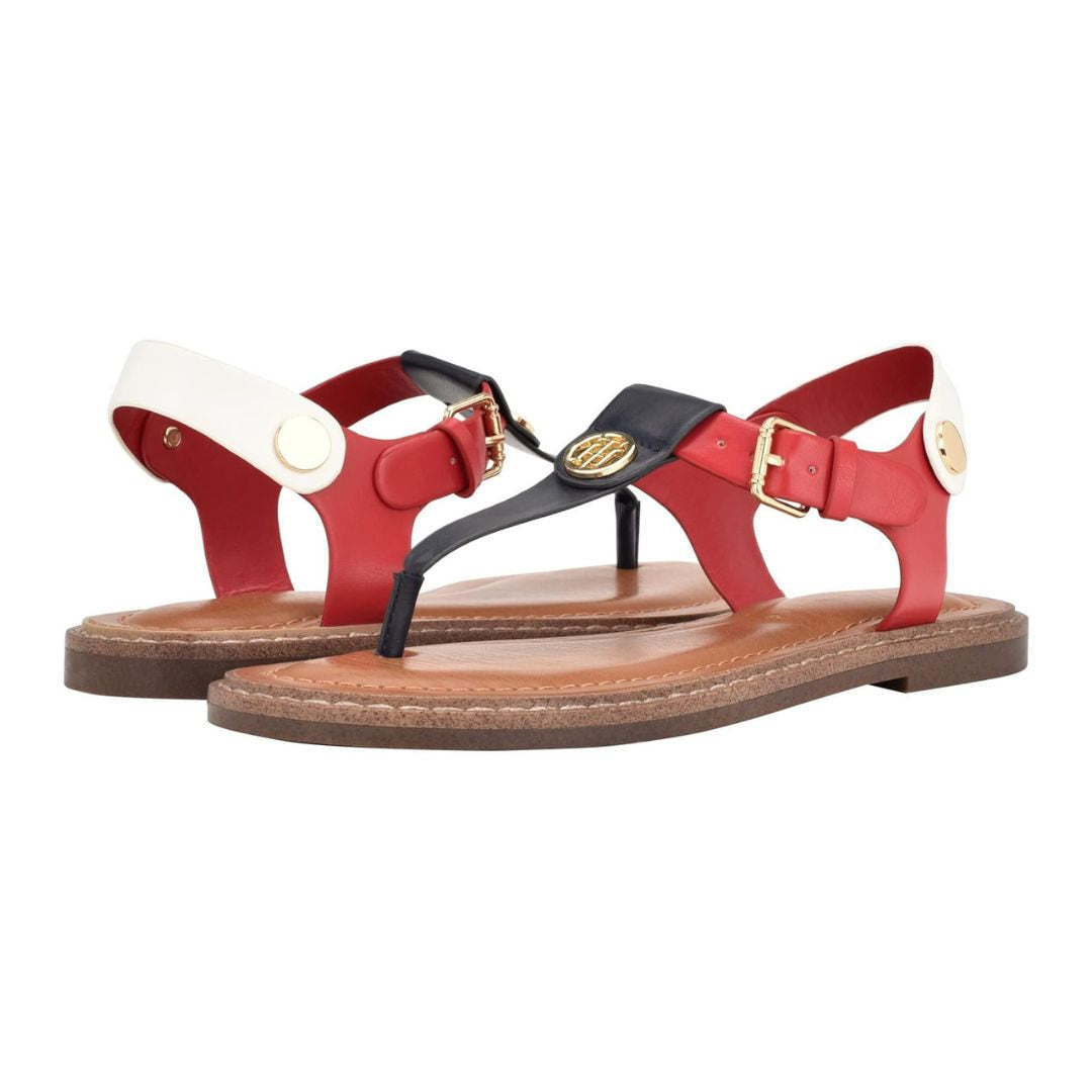 Tommy Hilfiger Bennia Woman - REDNVY - Red/ Navy / White / 36