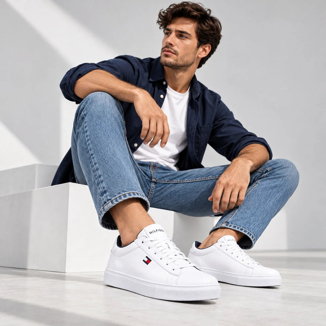 Tommy Hilfiger Brecon Signature White Men