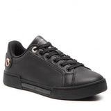 Tommy Hilfiger Button Detail Court Sneaker Women - BLK - Black / 36 - Shoes