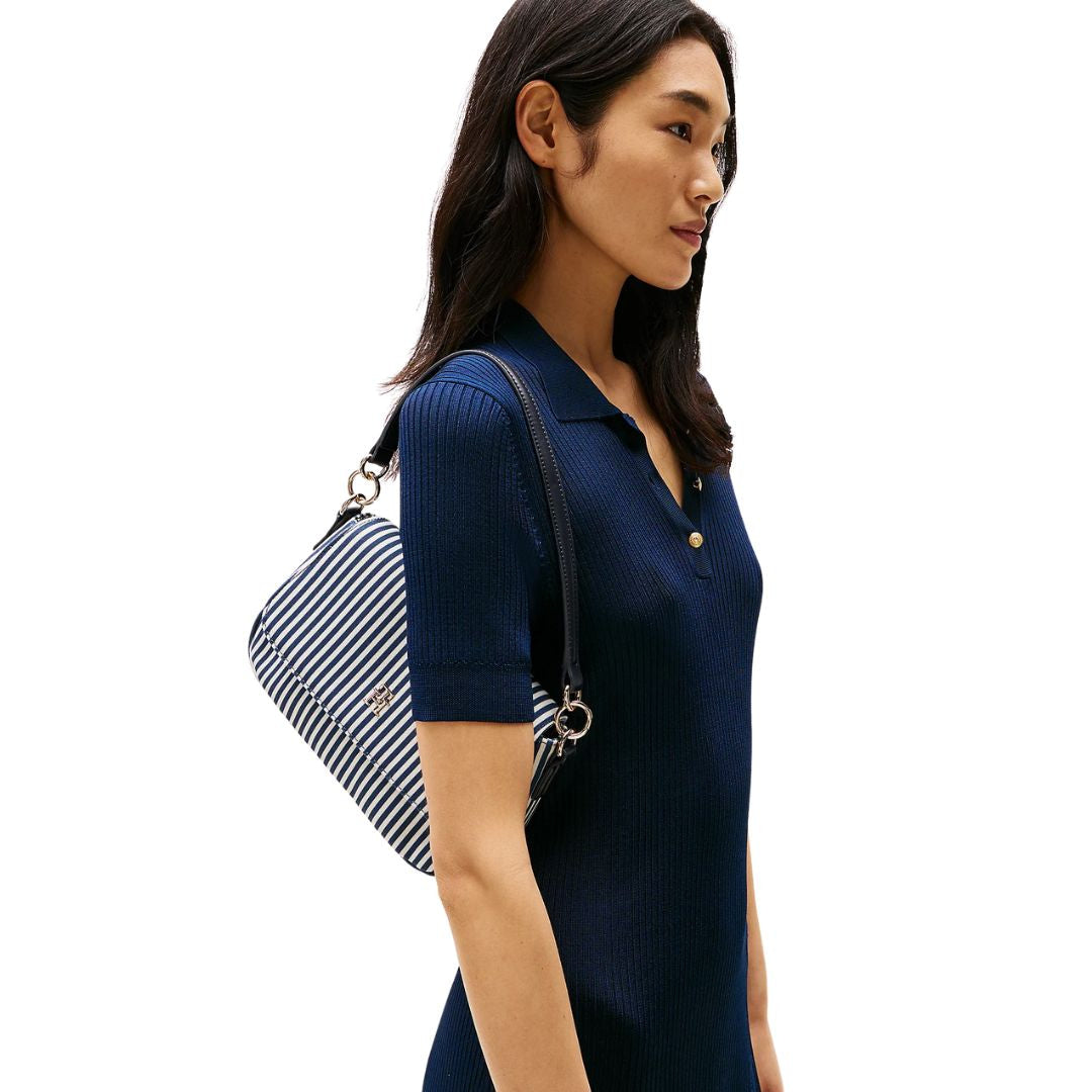 Tommy Hilfiger Canvas Crossbody Shoulder Bag AW0AW171660I1