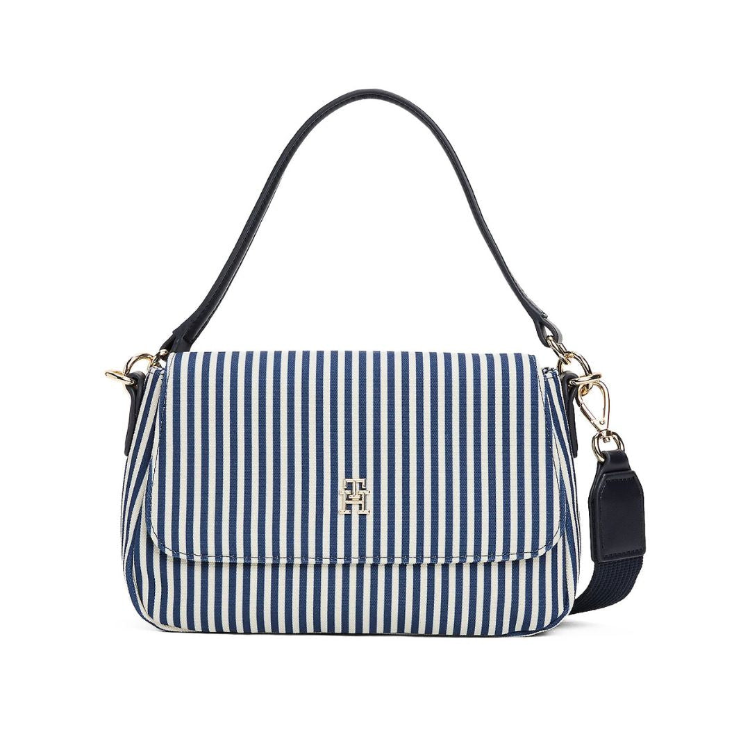 Tommy Hilfiger Canvas Crossbody Shoulder Bag AW0AW171660I1 - Navy