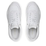 Tommy Hilfiger Casual Leather Runner Sneakers Women FW0FW07385 - WHT - Shoes