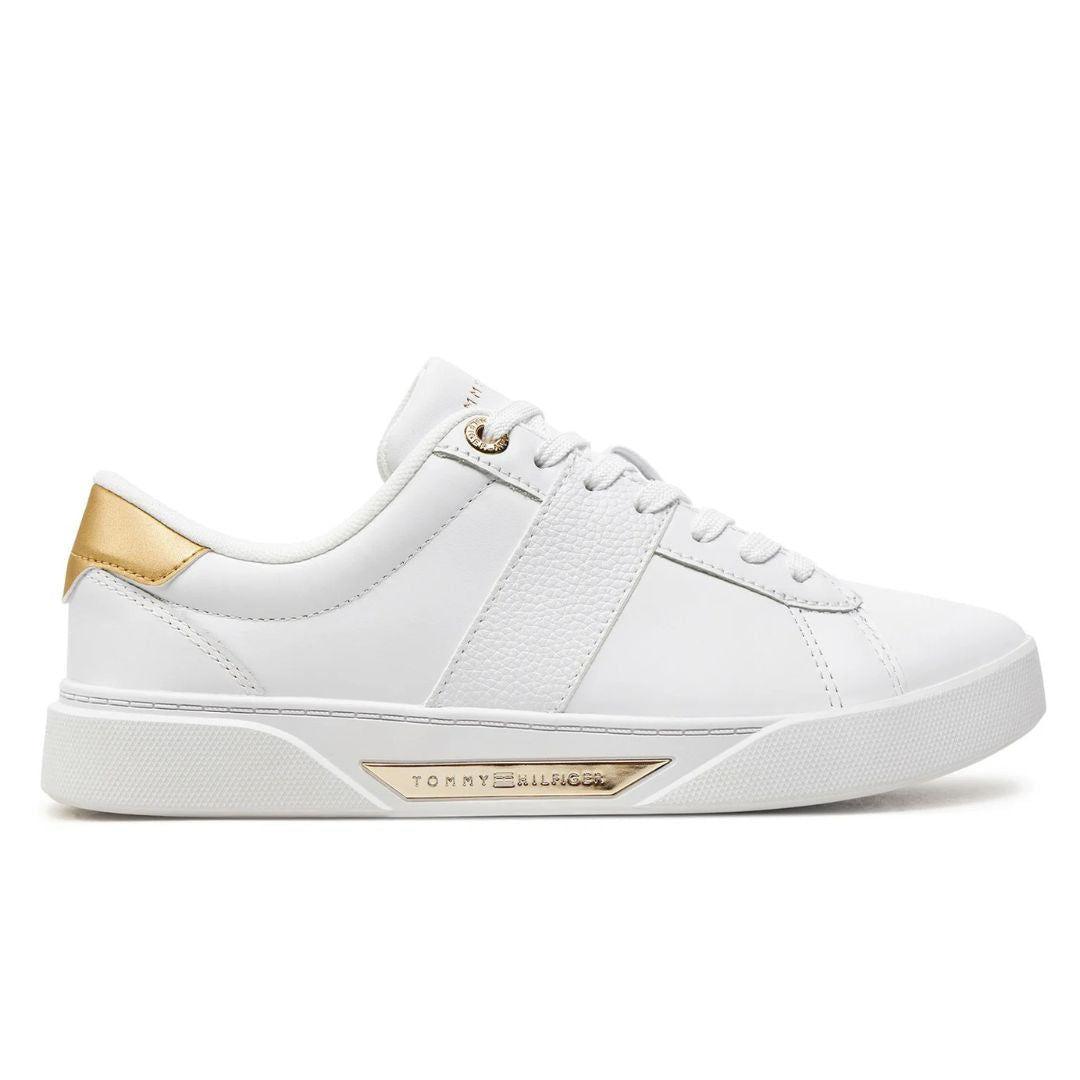 Tommy Hilfiger Chic Panel Court Sneaker FW0FW07998-WHT - Black / 40