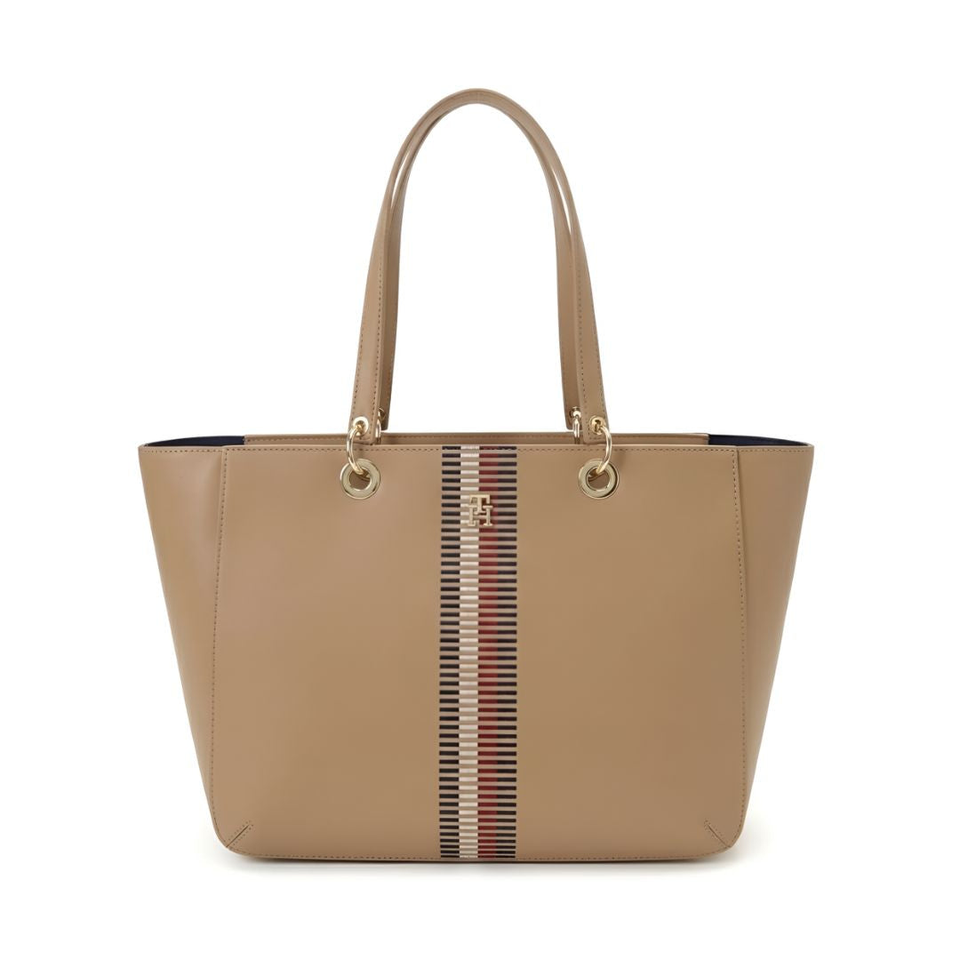 Tommy Hilfiger CHIC TOTE CORP Handbag women - BEG - Beige
