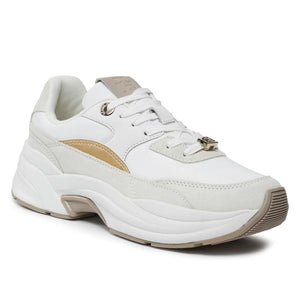Tommy Hilfiger Chunky Feminine Runner Hardware FW0FW07703-WHTBEG