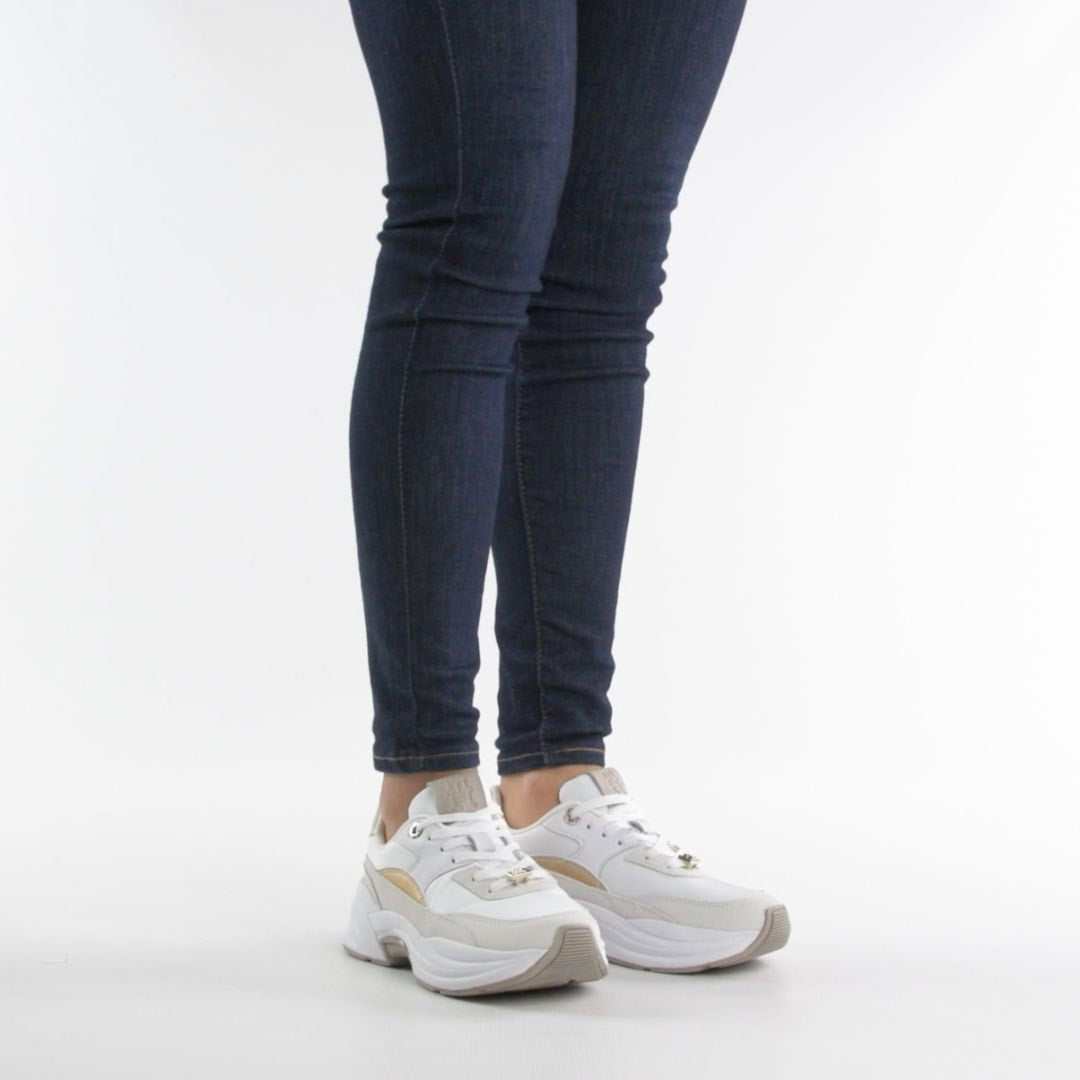 Tommy Hilfiger Chunky Feminine Runner Hardware FW0FW07703-WHTBEG