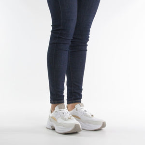 Tommy Hilfiger Chunky Feminine Runner Hardware FW0FW07703-WHTBEG