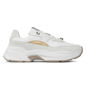 Tommy Hilfiger Chunky Feminine Runner Hardware FW0FW07703-WHTBEG - White/ Beige / 38 / M