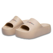 Tommy Hilfiger Chunky Flatform Pool Slides - BEG - Beige / 35-36