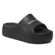 Tommy Hilfiger Chunky Flatform Pool Slides - BLK - Black / 35-36