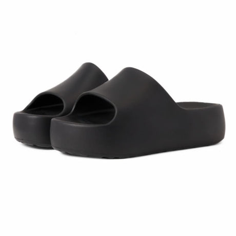 Tommy Hilfiger Chunky Flatform Pool Slides - BLK - Black / 35 - Shoes