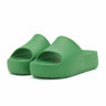 Tommy Hilfiger Chunky Flatform Pool Slides - GRN - Green / 35 - Shoes