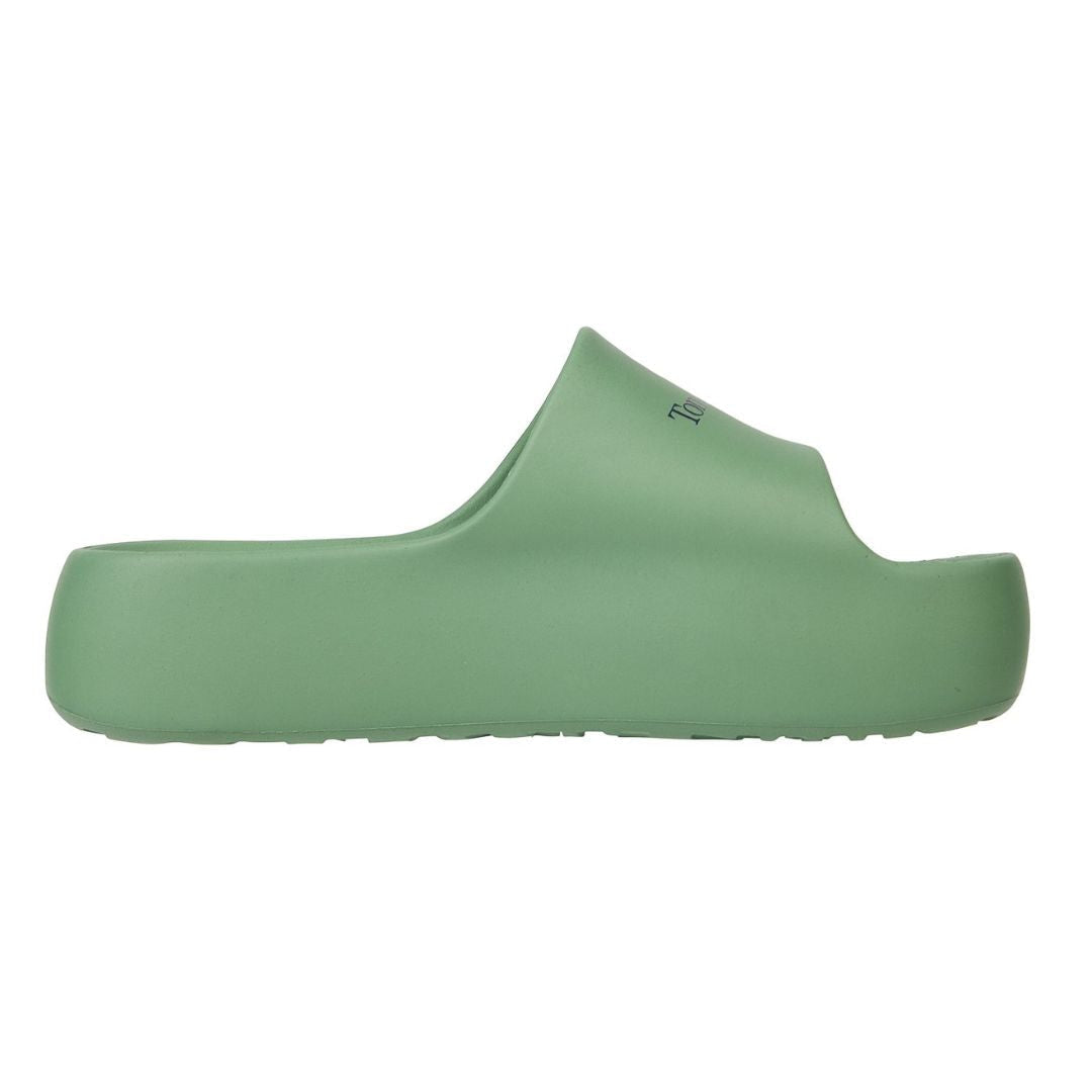 Tommy Hilfiger Chunky Flatform Pool Slides - GRN