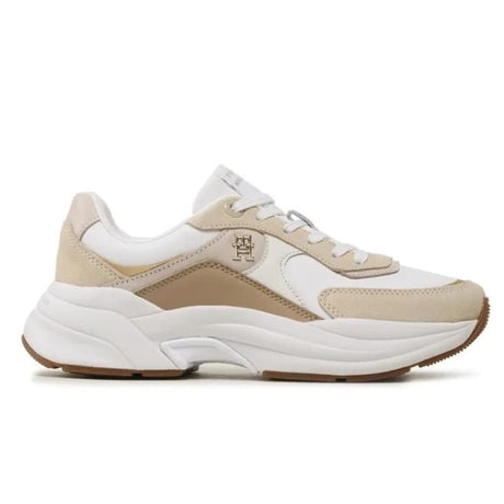 Tommy Hilfiger Chunky Th Runner Sneakers Women FW0FW07386 - WHTBEG - White/ Beige / 37 Shoes
