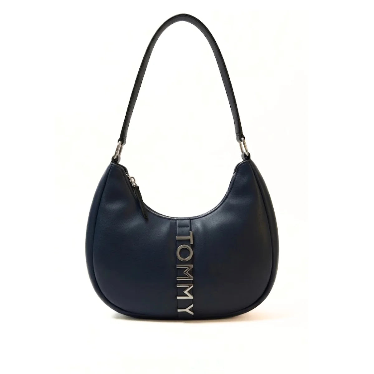 Tommy Hilfiger City Metal Logo Shoulder Bag - NVY - Navy