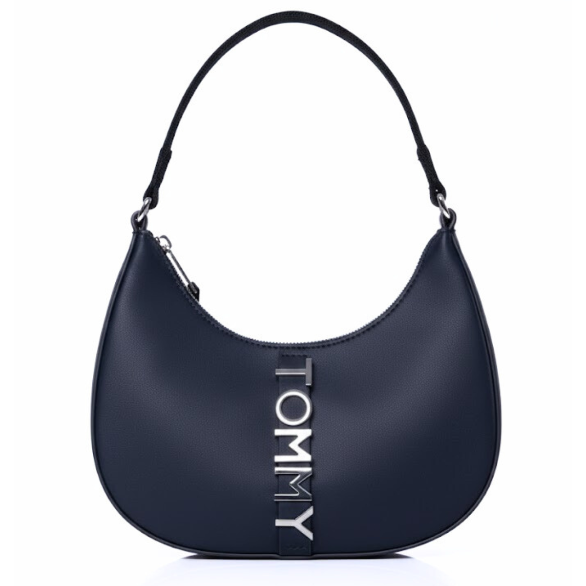Tommy Hilfiger City Metal Logo Shoulder Bag - NVY - Navy