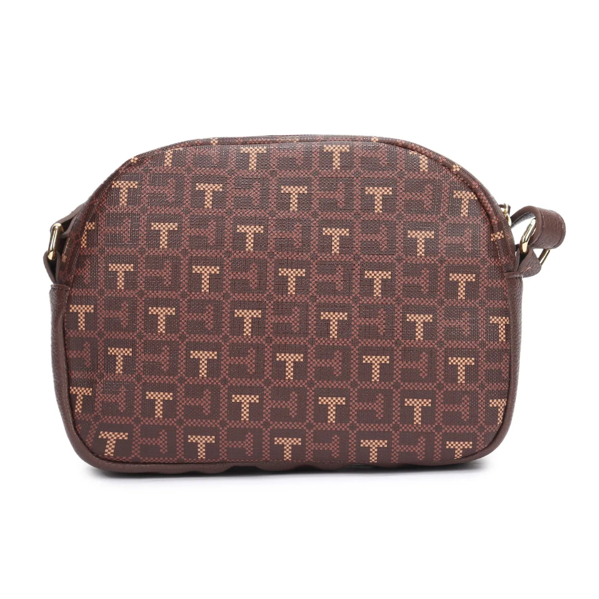 Tommy Hilfiger Coated Square Monogram Crossbody women - BRN - Brown