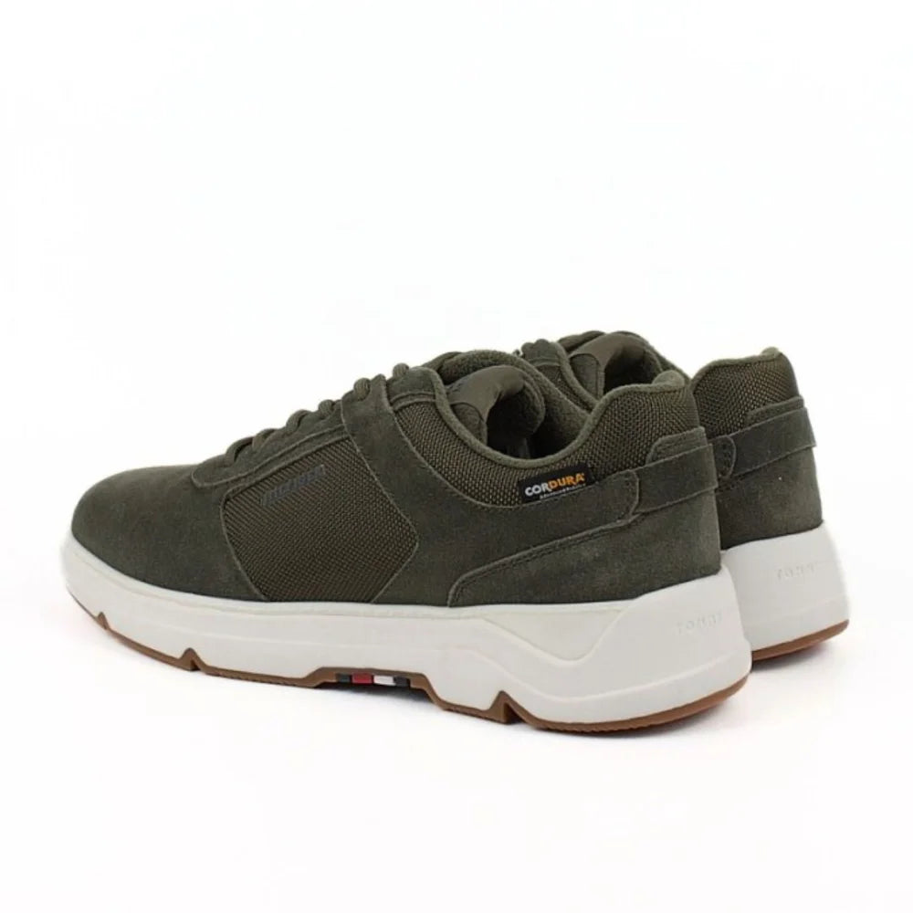 Tommy Hilfiger CORDURA® Leather Cleat Hybrid Trainers Men - OLV