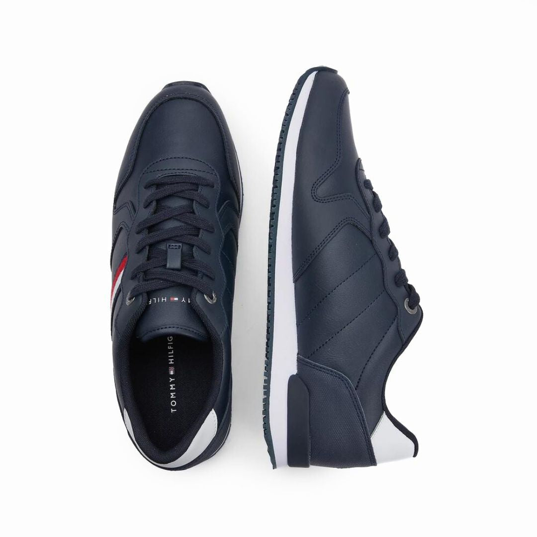 Tommy Hilfiger Core Leather Runner Men FM0FM04281-NVY