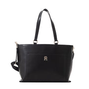 Tommy Hilfiger Corporate TH Monogram Tote AW0AW16704-BLK - Black