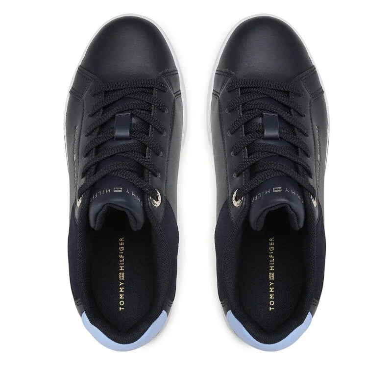 Tommy Hilfiger Court Sneaker Global Stripes Sneaker Women - NAVY - Shoes