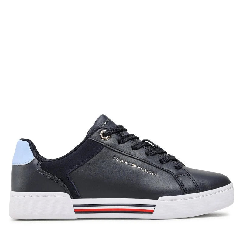 Tommy Hilfiger Court Sneaker Global Stripes Sneaker Women - NAVY - Shoes