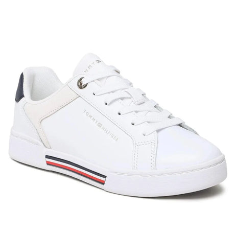 Tommy Hilfiger Court Sneaker Global Stripes Women - WHT - White / 37 - Shoes