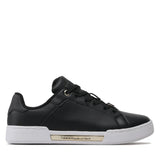 Tommy Hilfiger Court Sneaker Golden TH Women - BLK - Shoes