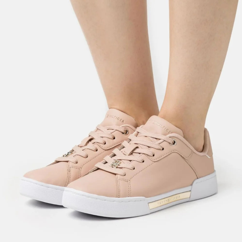 Tommy Hilfiger Court Sneaker Golden TH Women - SIM - Shoes