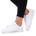Tommy Hilfiger Court Sneaker Golden TH Women - WHT - Shoes