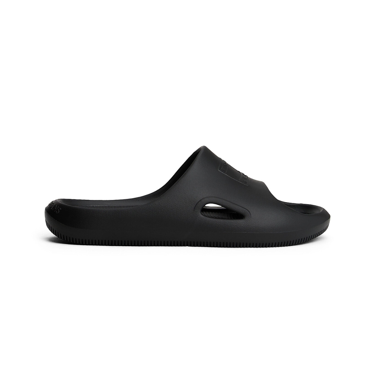 Tommy Hilfiger Cutout Embossed Pool Slides BLK Black / 43