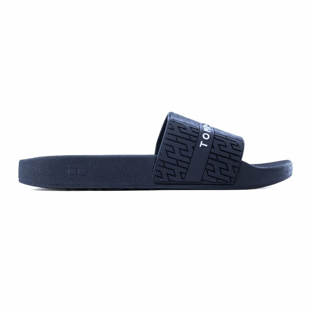 Tommy Hilfiger Dewts Logo Monogram Slides Men - NVY
