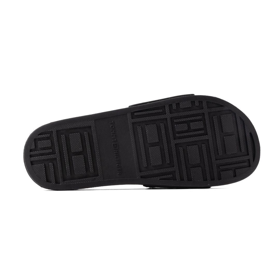 Tommy Hilfiger Dewts TH Monogram Slides Men - BLKRED