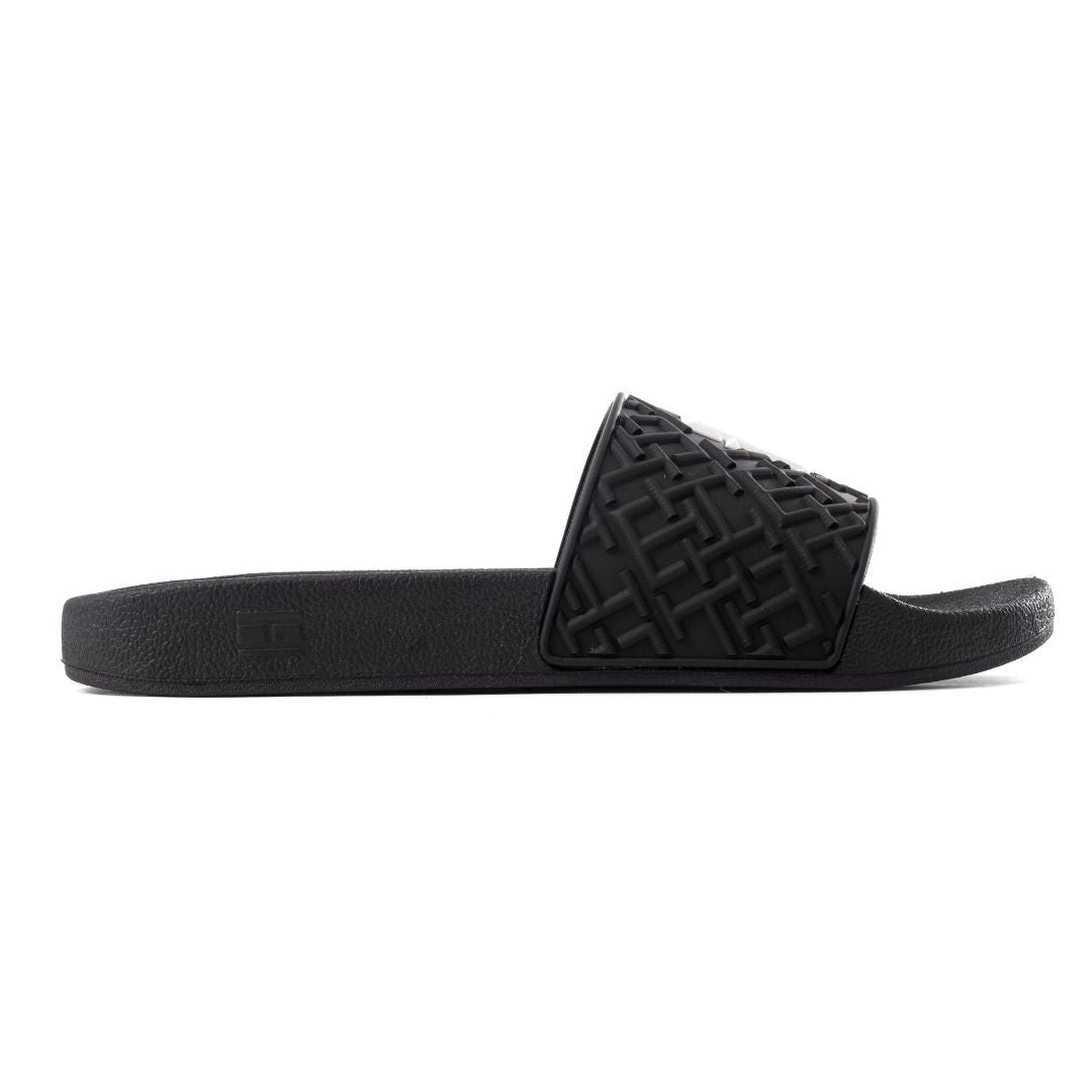 Tommy Hilfiger Dewts TH Monogram Slides Men - BLKWHT