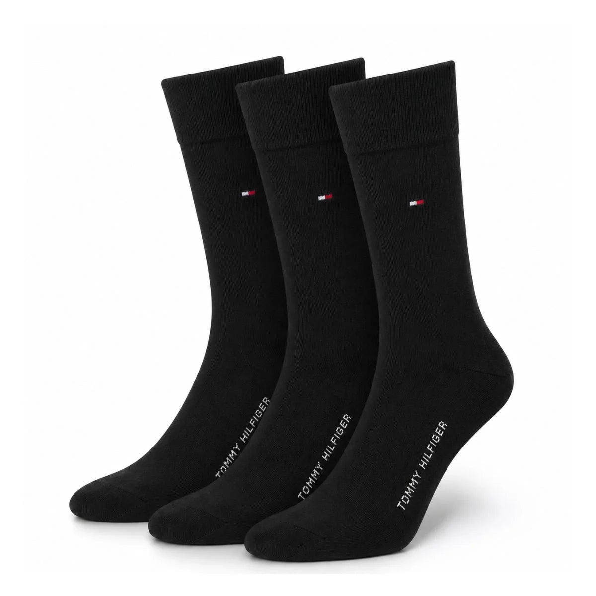 Tommy Hilfiger Dress Men Socks - 3 Pairs / Black / OS