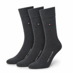 Tommy Hilfiger Dress Men Socks - 3 Pairs / Gray / OS