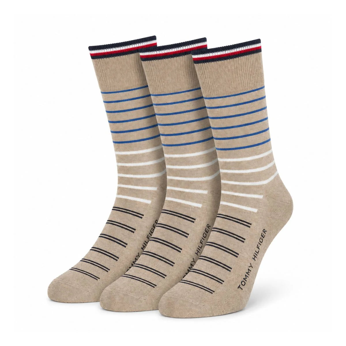 Tommy Hilfiger Dress Men Socks - 3 Pairs / Sand C2 / OS
