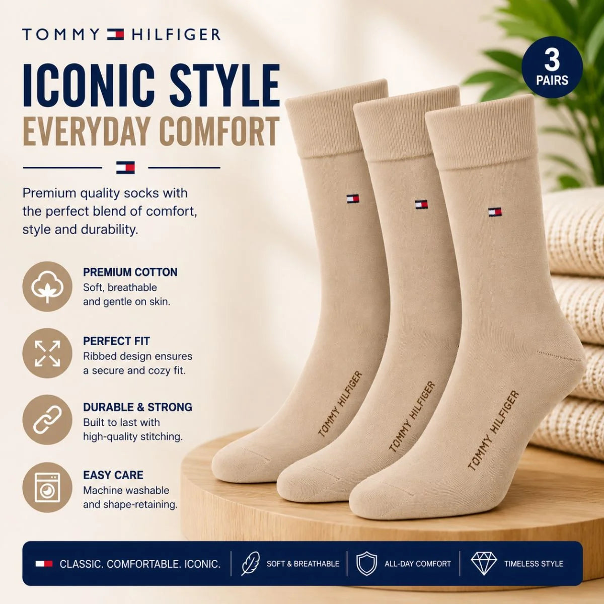 Tommy Hilfiger Dress Men Socks