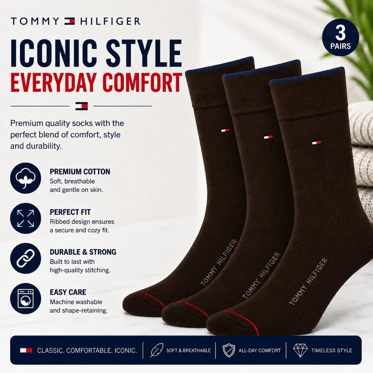 Tommy Hilfiger Dress Men Socks