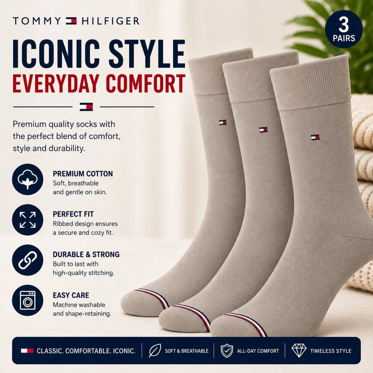 Tommy Hilfiger Dress Men Socks