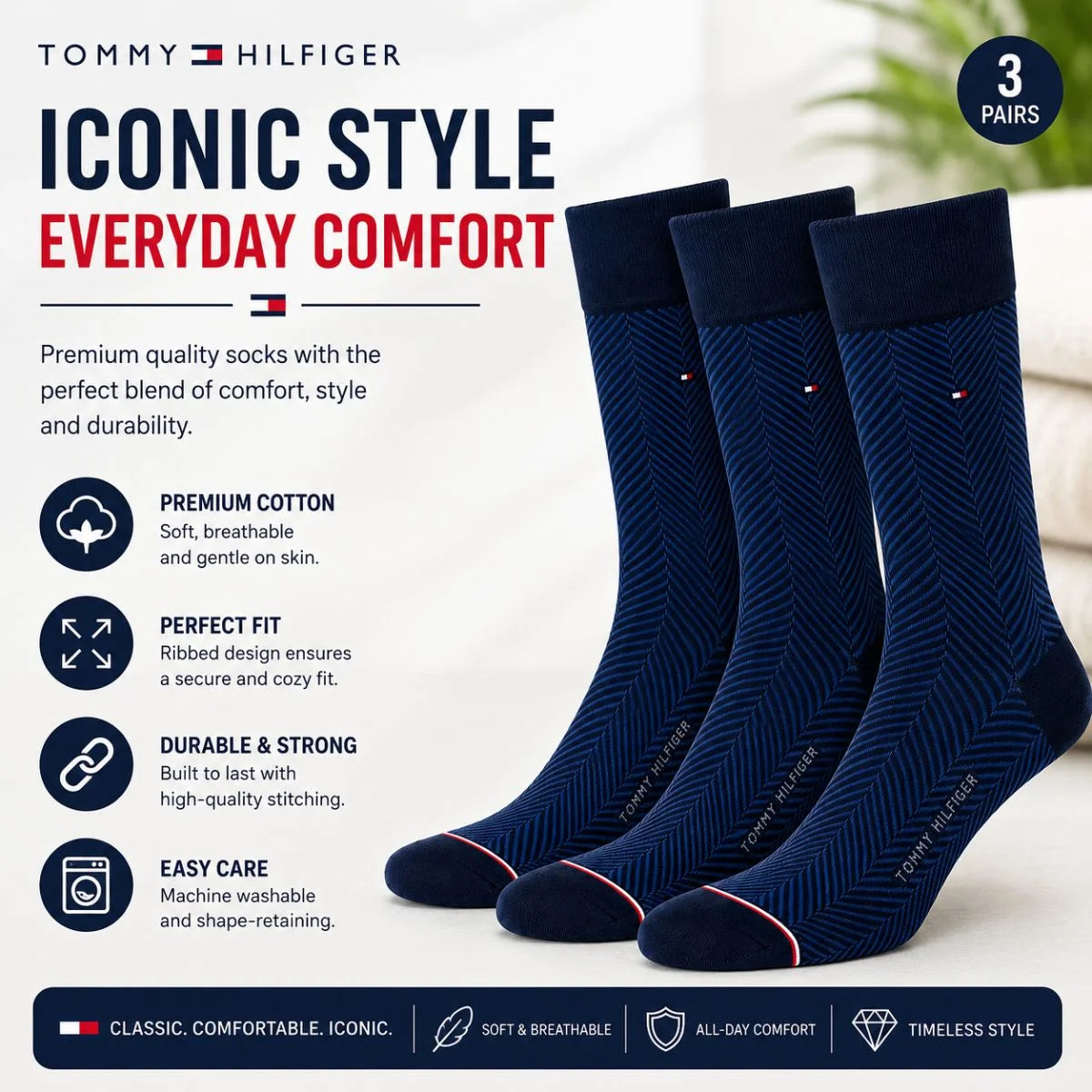 Tommy Hilfiger Dress Men Socks