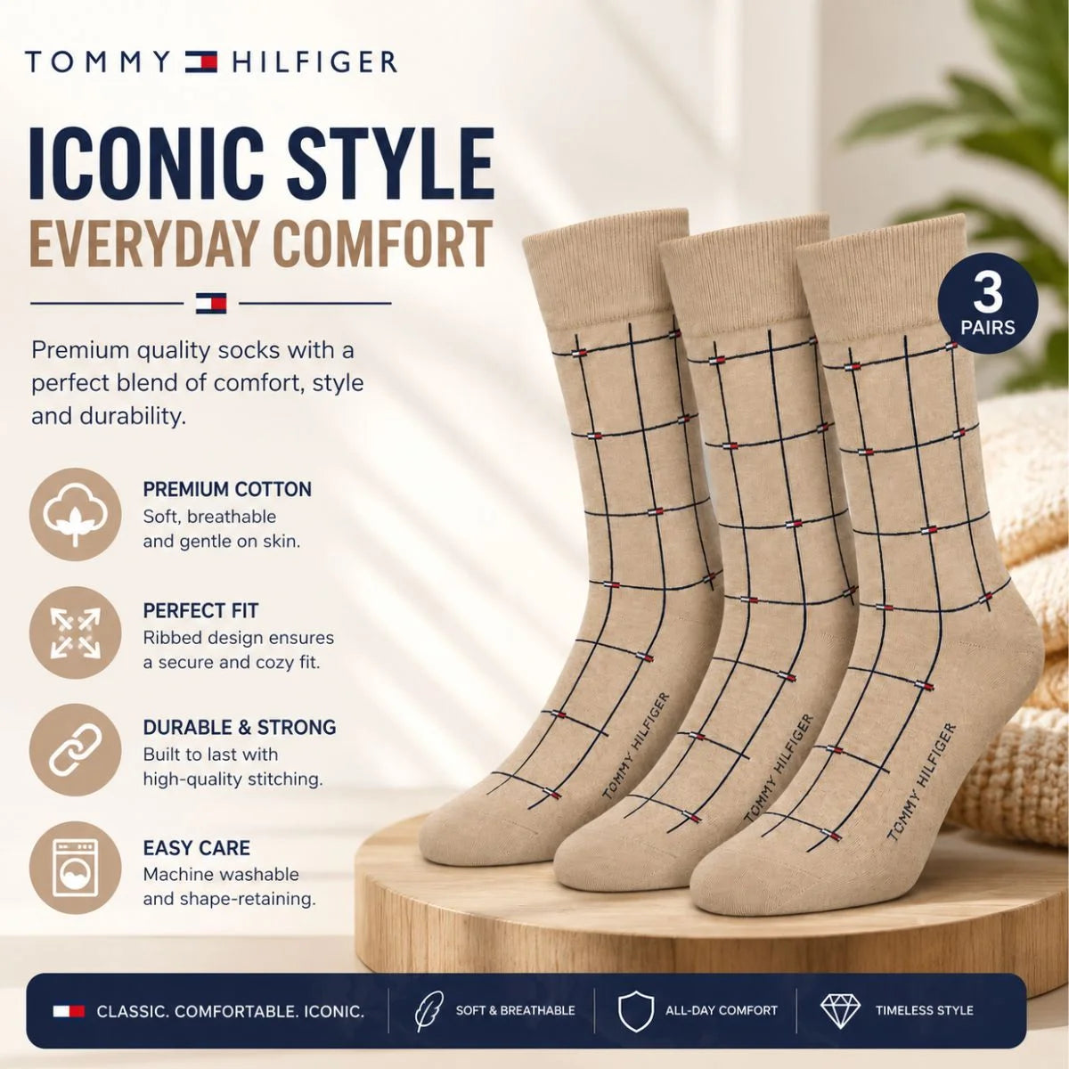 Tommy Hilfiger Dress Men Socks