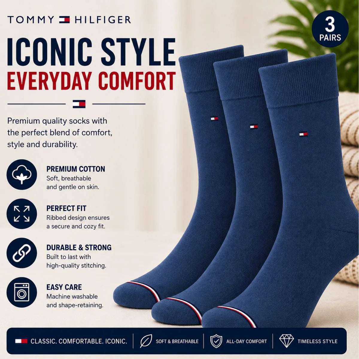 Tommy Hilfiger Dress Men Socks